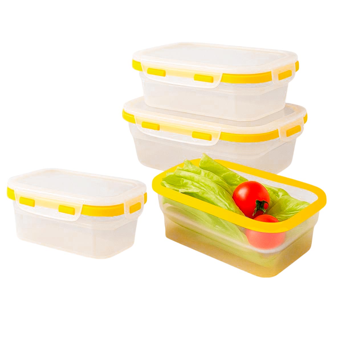 Set x4 Porta Comidas Plegables ST3PR